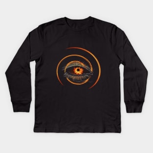 Evil's eye Kids Long Sleeve T-Shirt